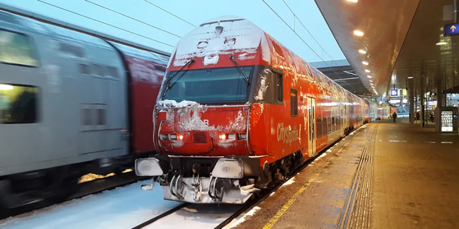 Met de trein naar oostenrijk