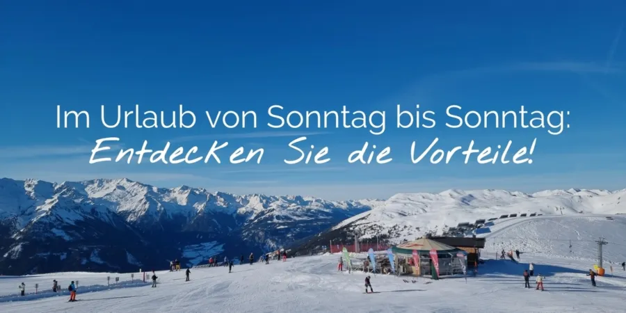 Header op vakantie van zondag tot zondag ontdek de voordelen DE