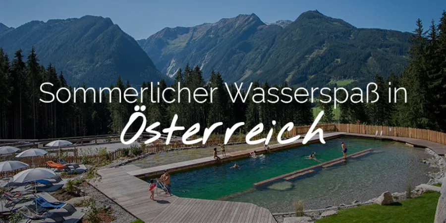 Sommerlicher Wasserspass in Oesterreich