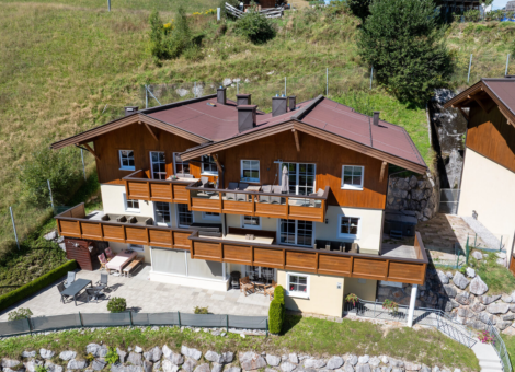 Alpen Resort Saalbach A2 Saalbach Hinterglemm boven aanzicht van het chalet