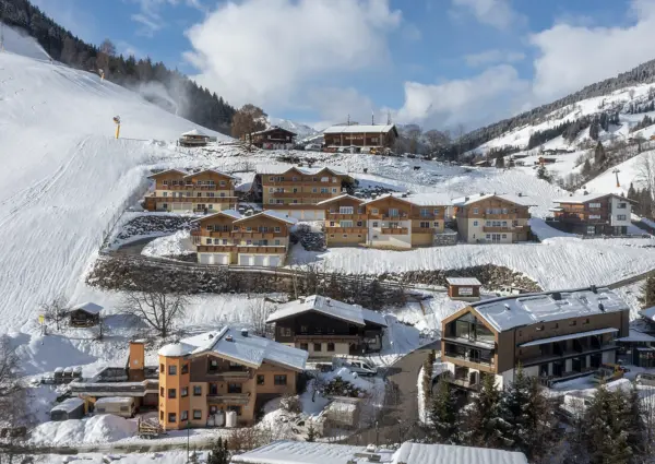 Alpen Resort Saalbach A3 Saalbach Hinterglemm vooraanzicht van de chalets