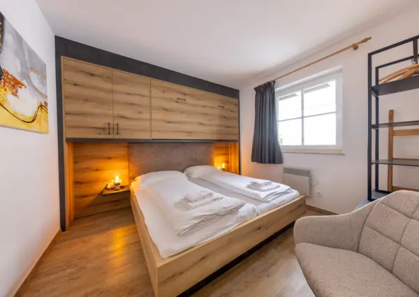 Saalbach Alpen Resort D4 2e slaapkamer met uitklapbed