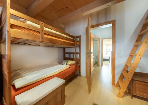 Hochkrimml Alpenruhe slaapkamer stapelbed overzicht