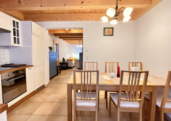 Hochkrimml Alpenruhe keuken en eettafel 1