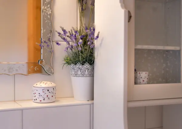 Hochkrimml Alpenruhe badkamer detail