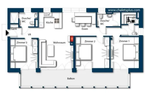 Alpinegold Residenz Goldquelle Penthouse Suite