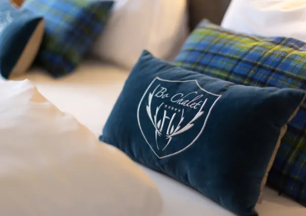 Konigsleiten Bo Chalet slaapkamer kussen detail