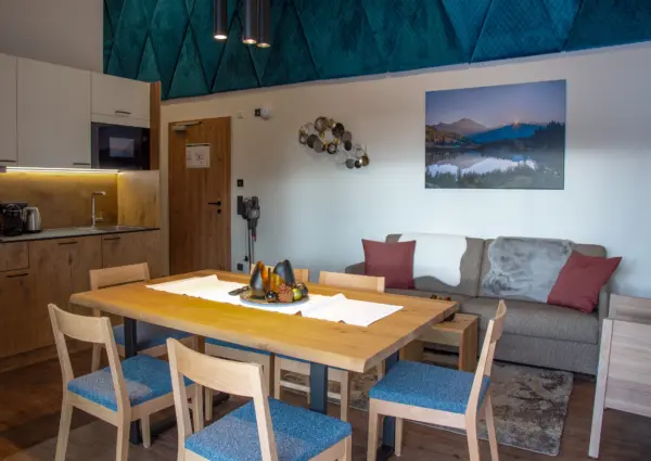 Bockblick 1 eethoek in woonkamer