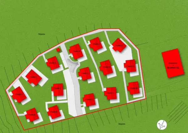 Overzicht plattegrond Fanningberg Bockblick