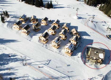 Ligging Bockblick 1 2 op de piste in Fanninberg