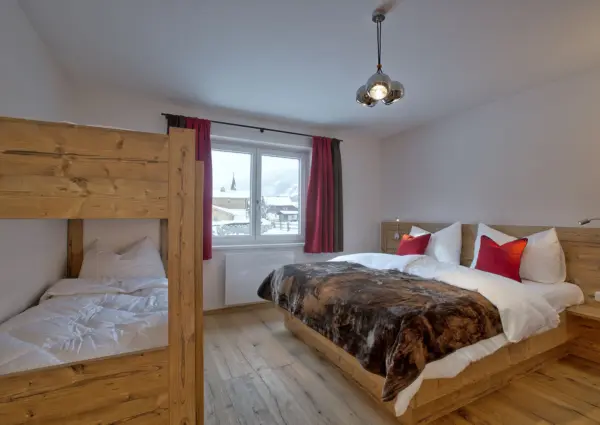 Chalet Dorfkristall Bramberg 4 persoonskamer met stapelbed
