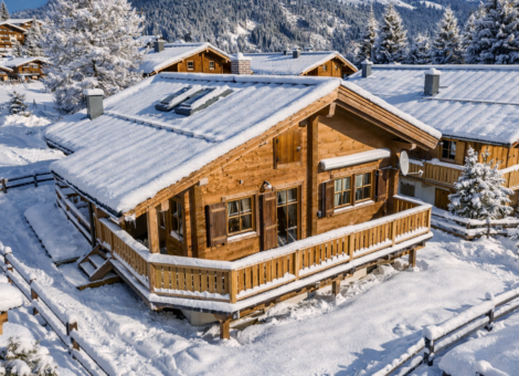 Chalet Happy aanzicht winter