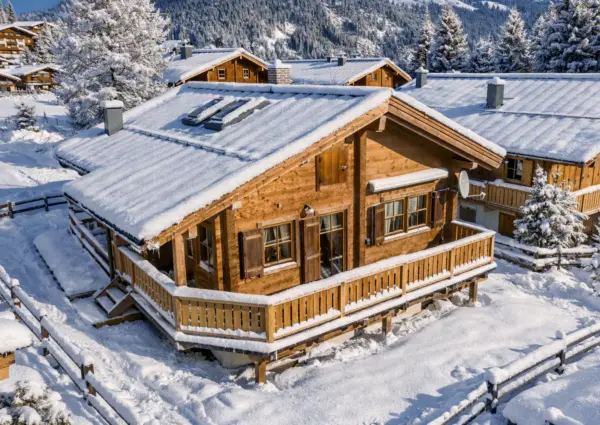 Chalet Happy aanzicht winter