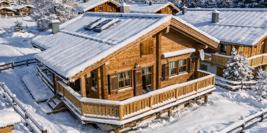 Chalet Happy aanzicht winter