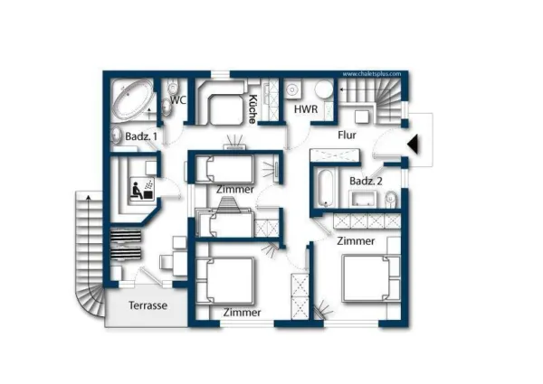 0043 KL Hochland plattegrond 1