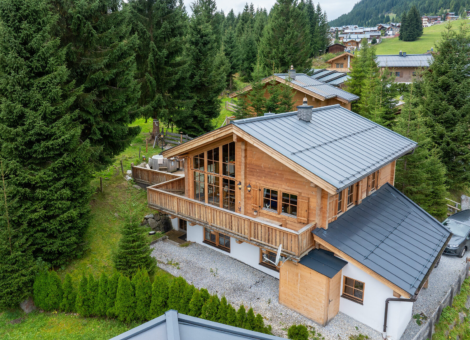 Konigsleiten chalet Hochland zomer aanzicht