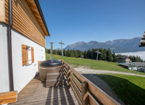 Fanningberg Chalet Naturzeit Hottub