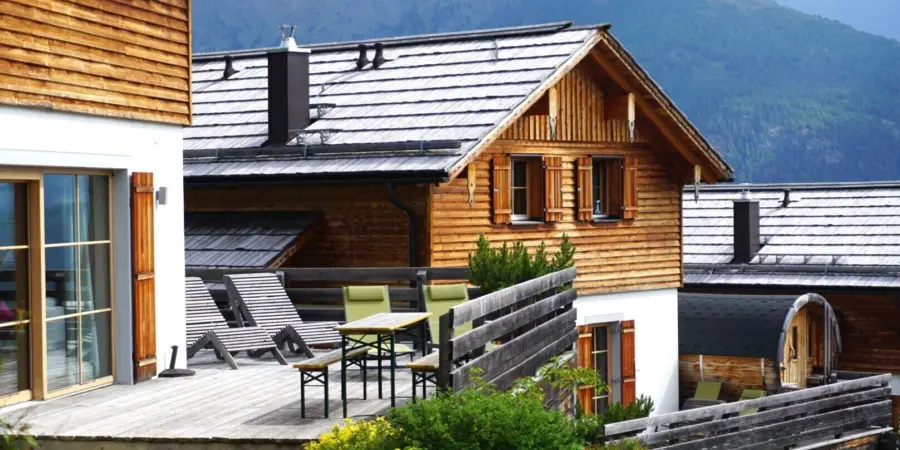Fanningberg Chalet Naturzeit Terras