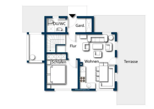 0026 HKR Silbersonne plattegrond 1