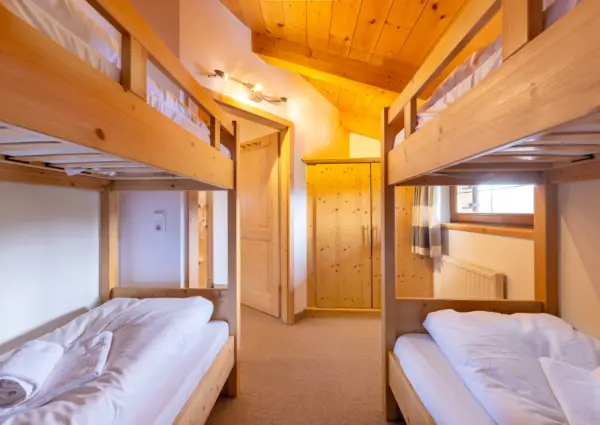 Chalet Sydney slaapkamer 3 stapelbedden