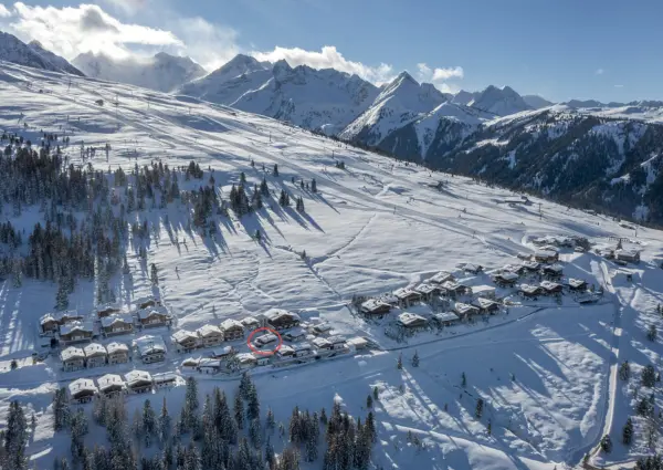 Chalet Sydney ligging winter nabij piste