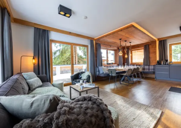 Chalet Zillertal Arena 1 woonkamer overzicht