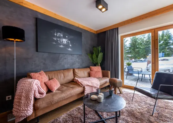 Chalet Zillertal Arena woonkamer bank