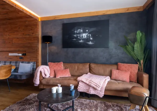 Chalet Zillertal Arena woonkamer zithoek