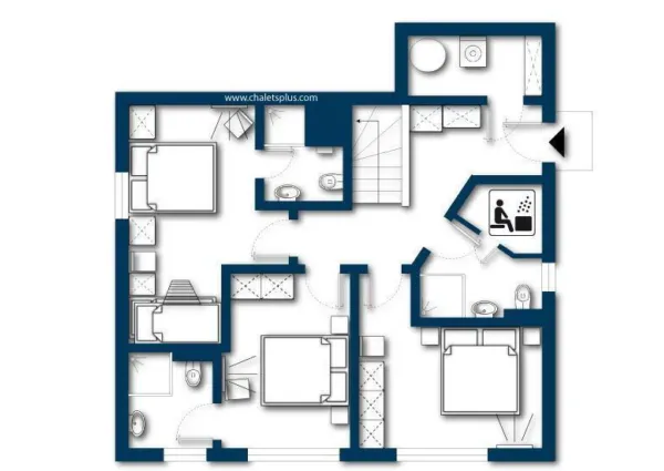 0040 HK Coco Chalet plattegrond 1