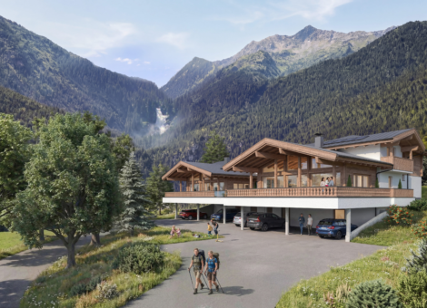 Krimml Cool Chalet impressie aanzicht zomer