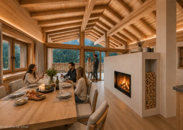 Krimml Rendering Eetgedeelte Cool Chalets