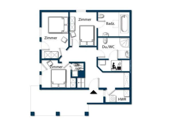 0030 KL Davids H plattegrond 1