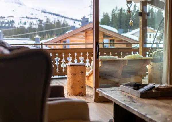 De Gravin doorkijk naar ligbankjes