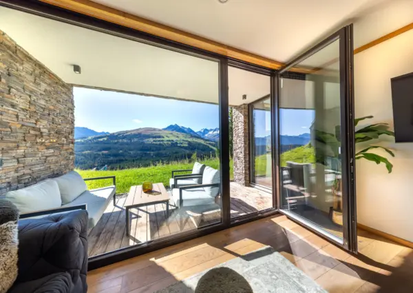 Edelweisshaus Top 2 uitzicht naar buiten