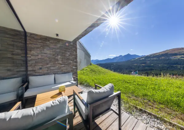 Edelweisshaus Top 2 zonnig terras