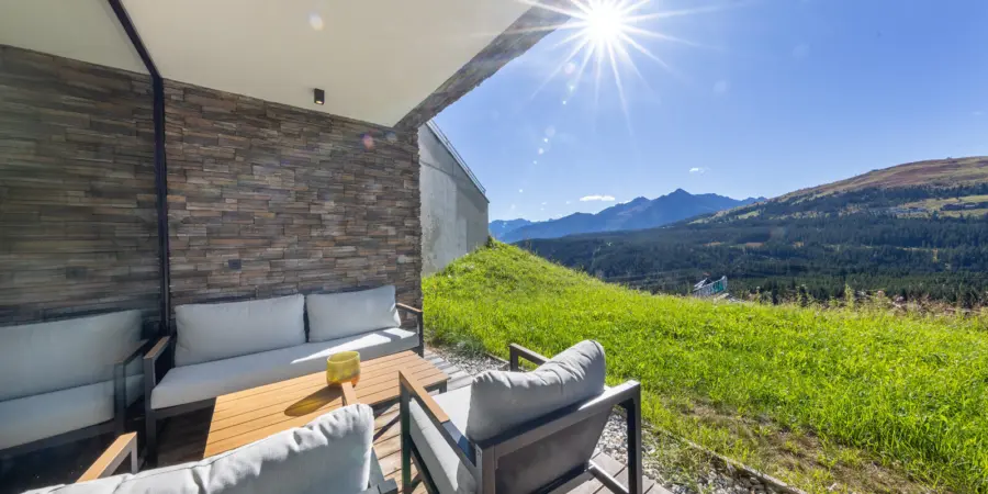 Edelweisshaus Top 2 zonnig terras