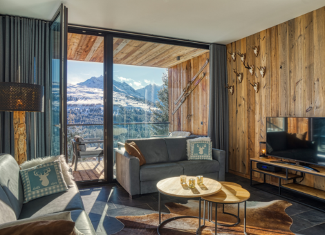 Edelweisshaus Top 6 woonkamer