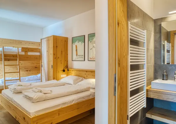 Edelweisshaus Top 6 slaapkamer 2 bij badkamer