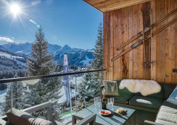 Edelweisshaus Top 6 winters balkon