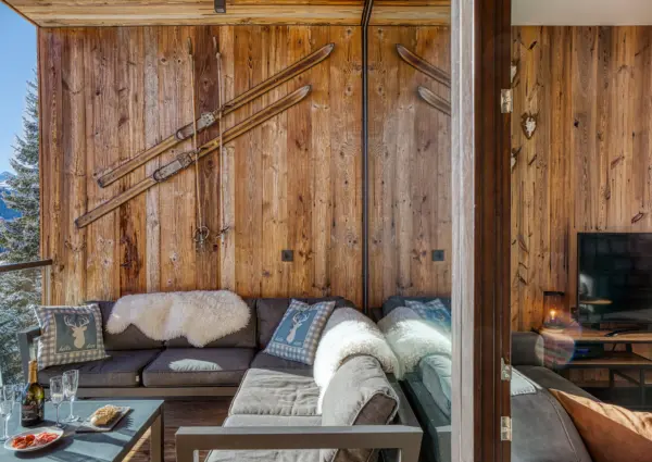 Edelweisshaus Top 6 zithoek op balkon