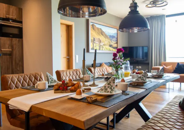 TOP 7 Edelweisshaus Konigsleiten Binnen Gedekte tafel