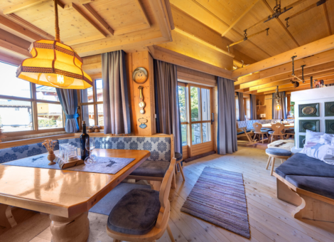 Hochkrimml Falkenstein Dahoam woonkamer overzicht