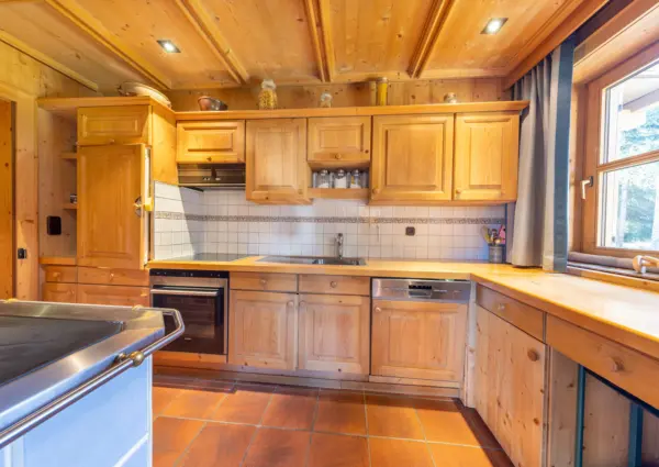 Hochkrimml Falkenstein Dahoam keuken aanzicht