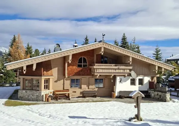 Hohkrimml Falkenstein Dahoam winter tuin aanzicht
