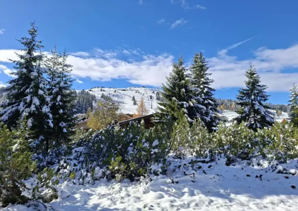 Hohkrimml Falkenstein Dahoam winter uitzicht piste