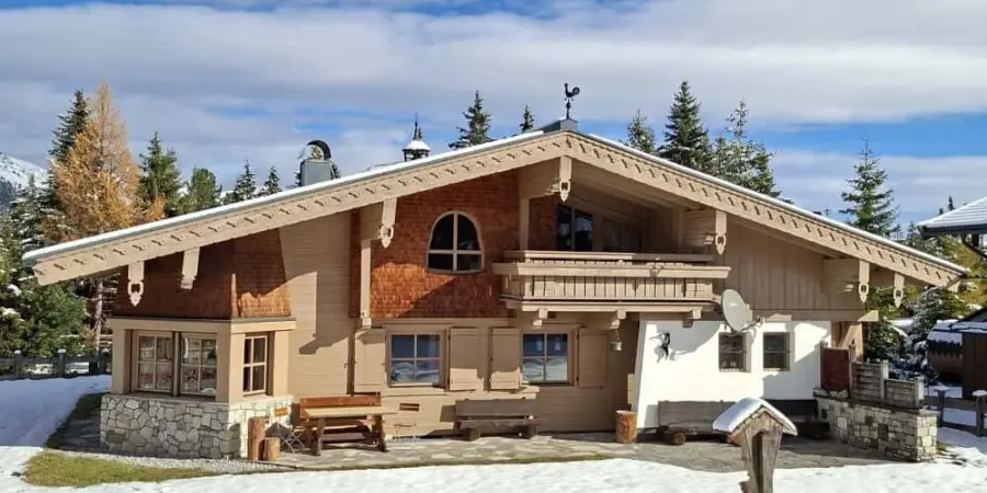 Hohkrimml Falkenstein Dahoam winter tuin aanzicht