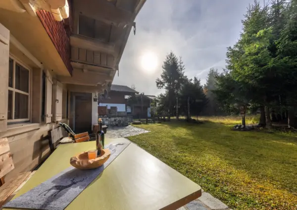 Hochkrimml Falkenstein Dahoam zomer uitzicht terras 2