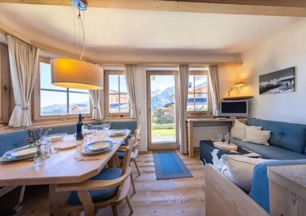 Hochkrimml Gans den Berg 2 woonkamer overzicht