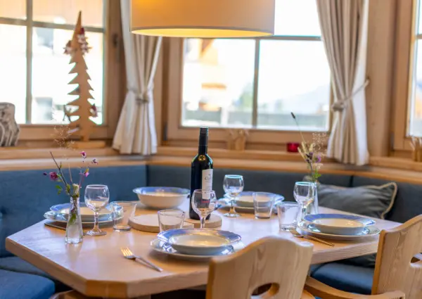 Hochkrimml Gans den Berg 2 gedekte eettafel