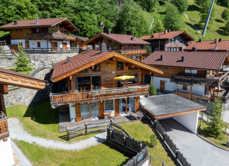 Chalet Bergkristall Grunerstein Bramberg aanzicht